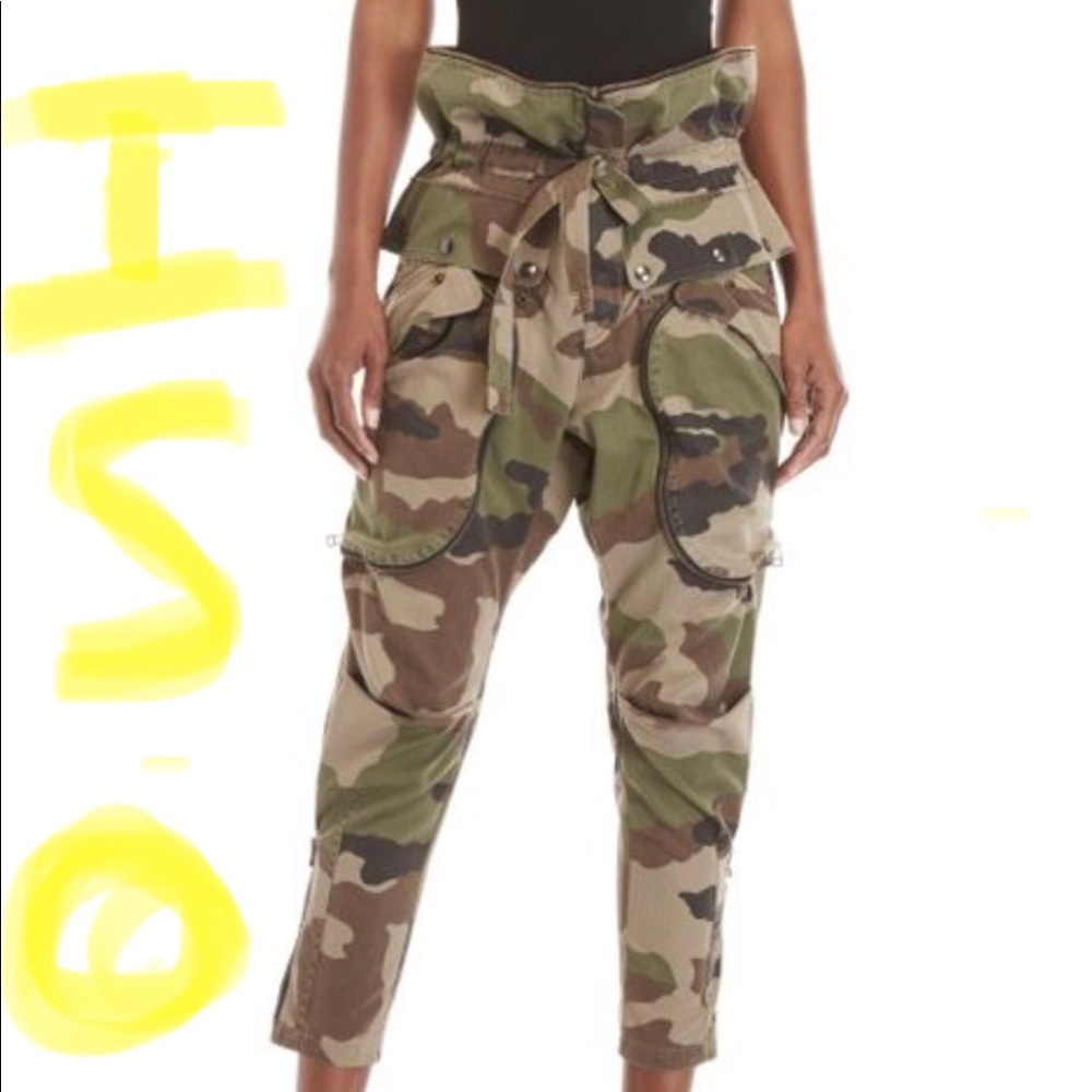 LOOKING FOR Faith Connexion Camo paper bag pants